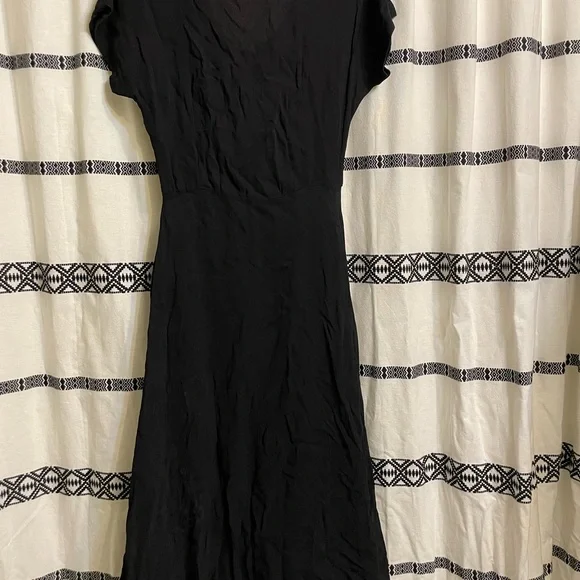 Pier 1 Black Maxi Dress with Button Detail - Picture 15 of 16
